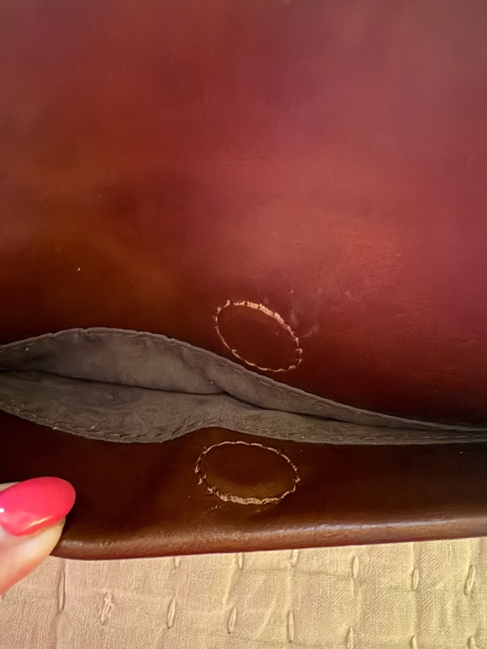 Andar brown leather waymaker handbag - Picture 4 of 10